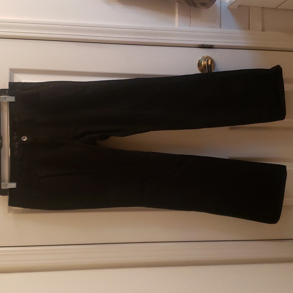 Calvin Klein Lean Bootcut Black Denim Jeans Size 4